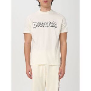 Disclaimer T-Shirt Men Yellow Cream